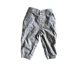 Gray baby slack dress pants garanimals 12m - boy elastic waist with pockets